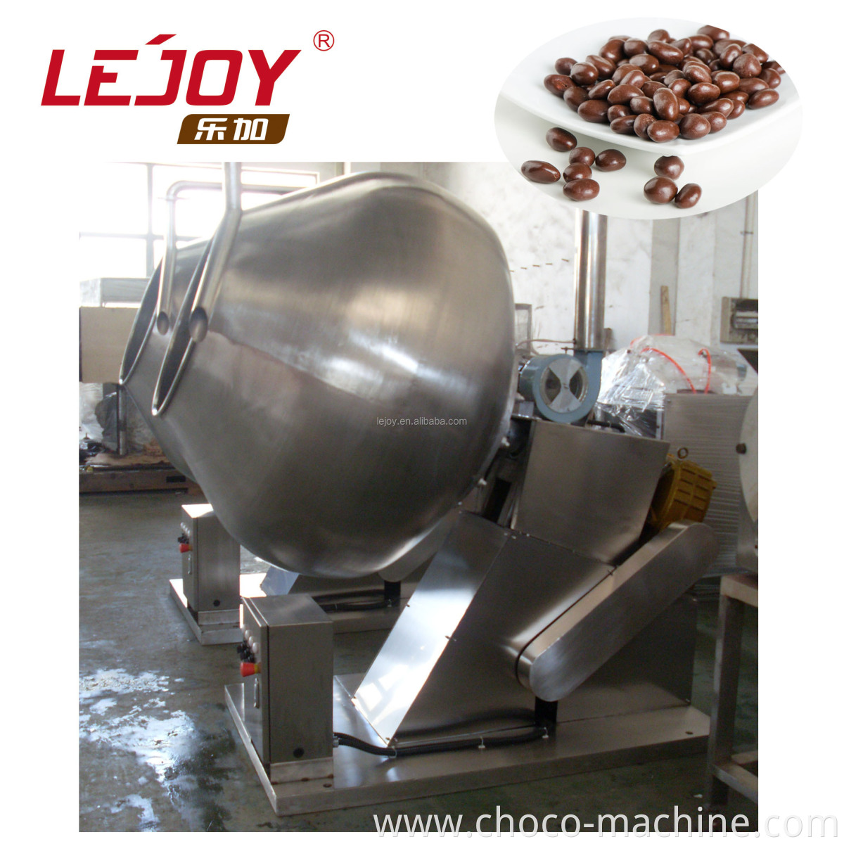 PGJ1000 High Quality Chocolate Polishing Machine